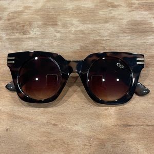 Tortoise colored sunglasses